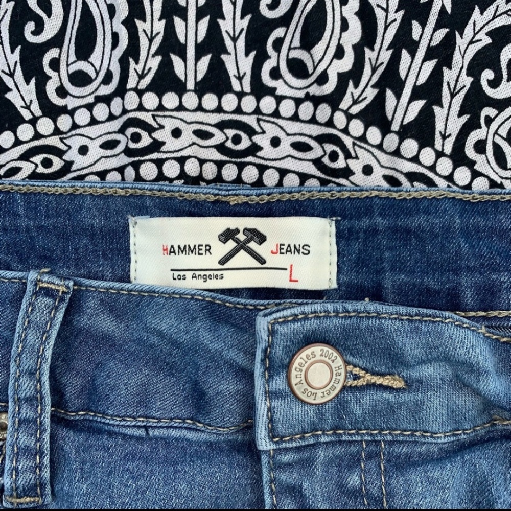 Hammer Jeans super cute jean skirt, size L - Picture 7 of 7